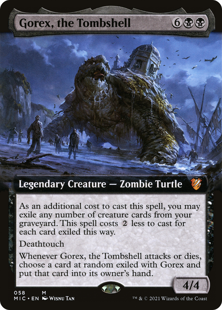 Gorex, the Tombshell (Extended Art) (MIC-058) - Midnight Hunt Commander: (Extended Art)