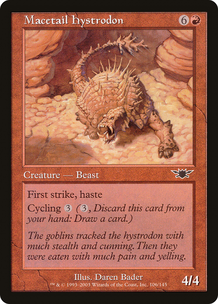 Hystrodon Macetail (LGN-106) - Legions Foil 
