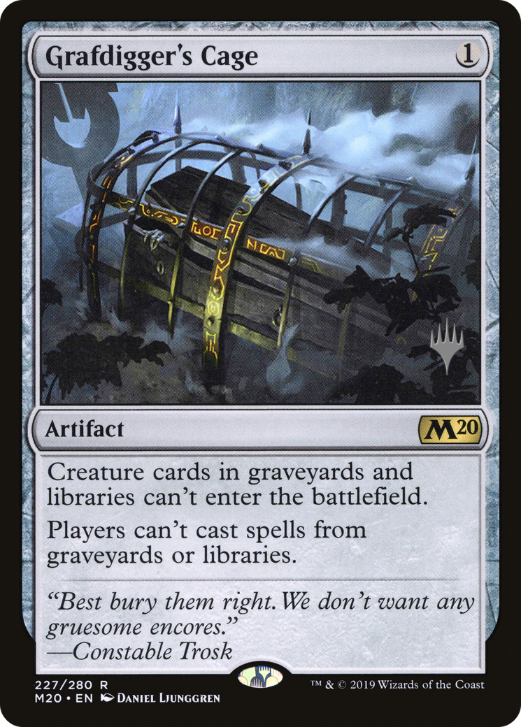 Grafdigger's Cage (PPM20-227P) - Core Set 2020 Promos Foil