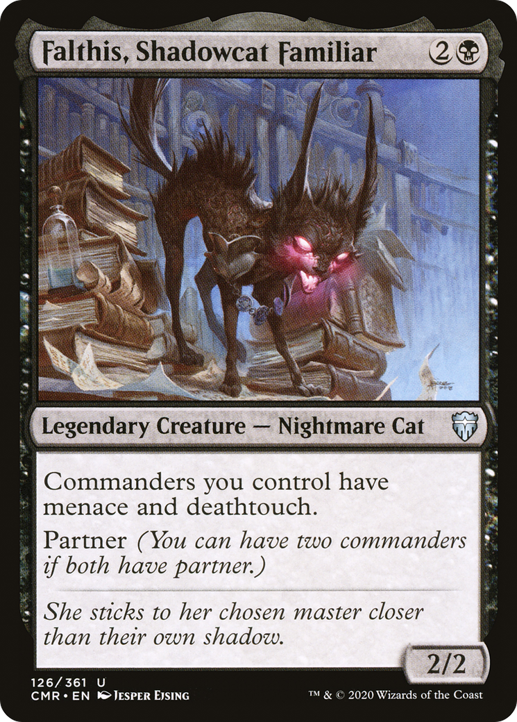 Falthis, familier du Chat des Ombres (CMR-126) - Commander Legends 