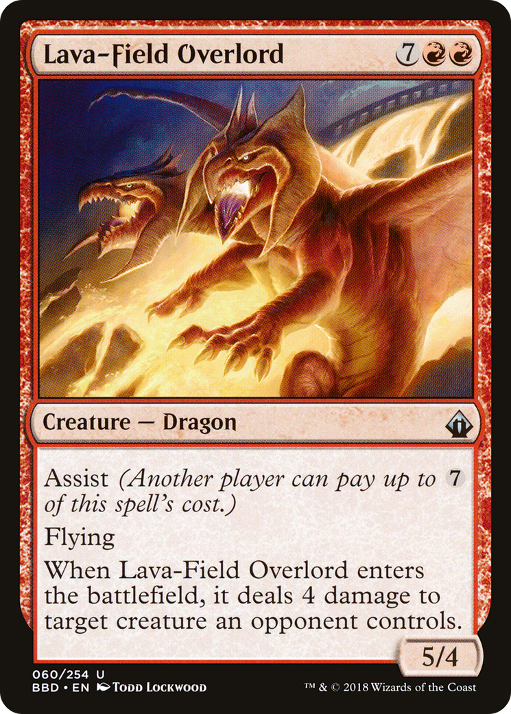 Seigneur du Champ de Lave (BBD-060) - Battlebond Foil 