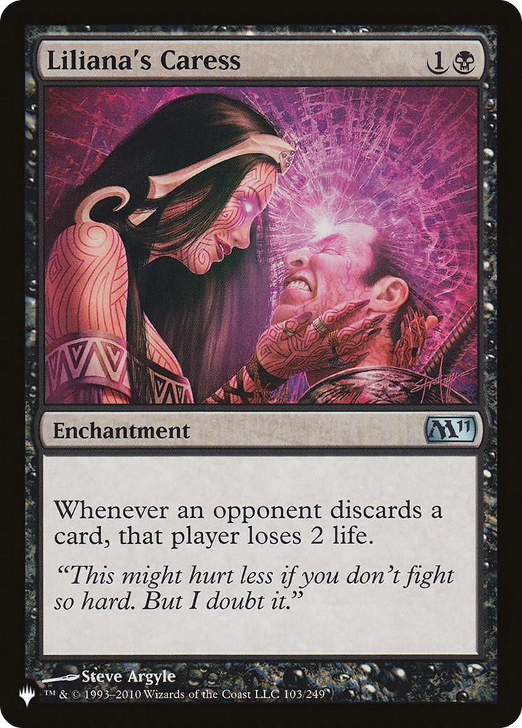 La Caresse de Liliana (PLST-M11-103) - La Liste 