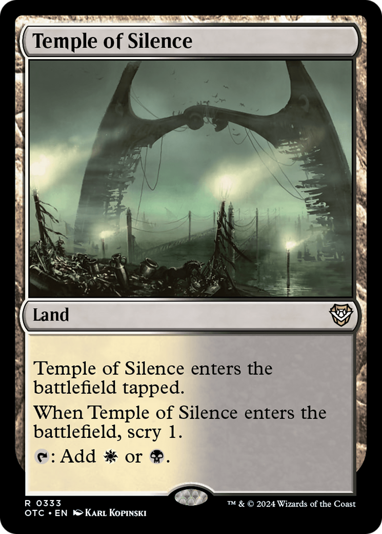 Temple du Silence (OTC-333) - Commandant des Outlaws of Thunder Junction 