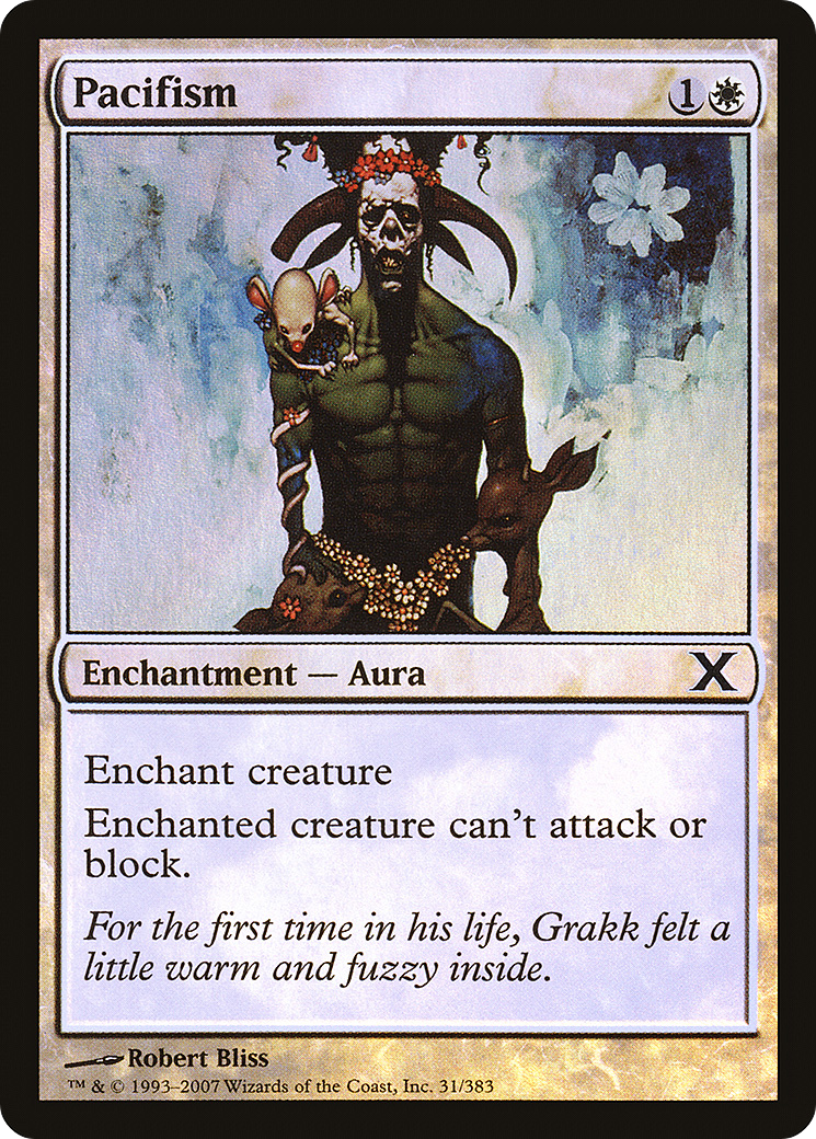 Pacifisme (10E-31★) - Dixième édition