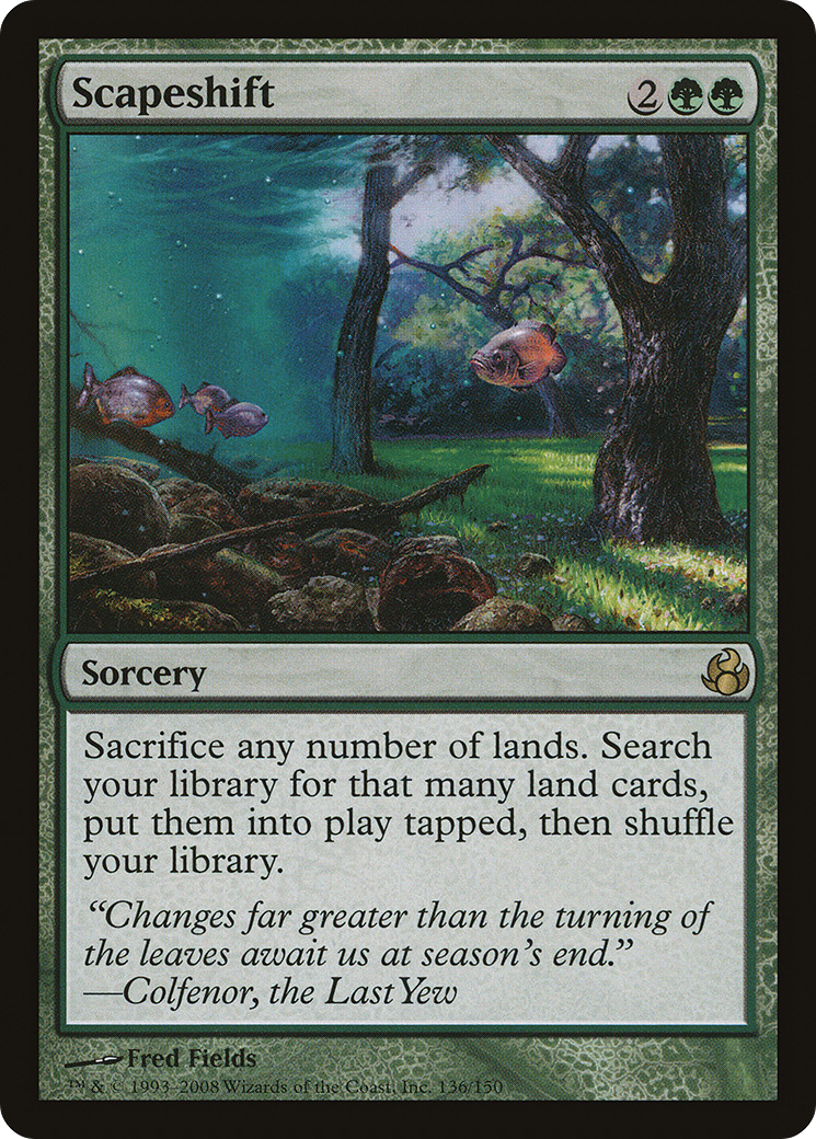 Scapeshift (MOR-136) - Feuille de Morningtide 