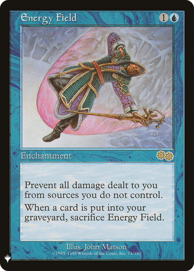 Champ énergétique (PLST-USG-73) - La liste