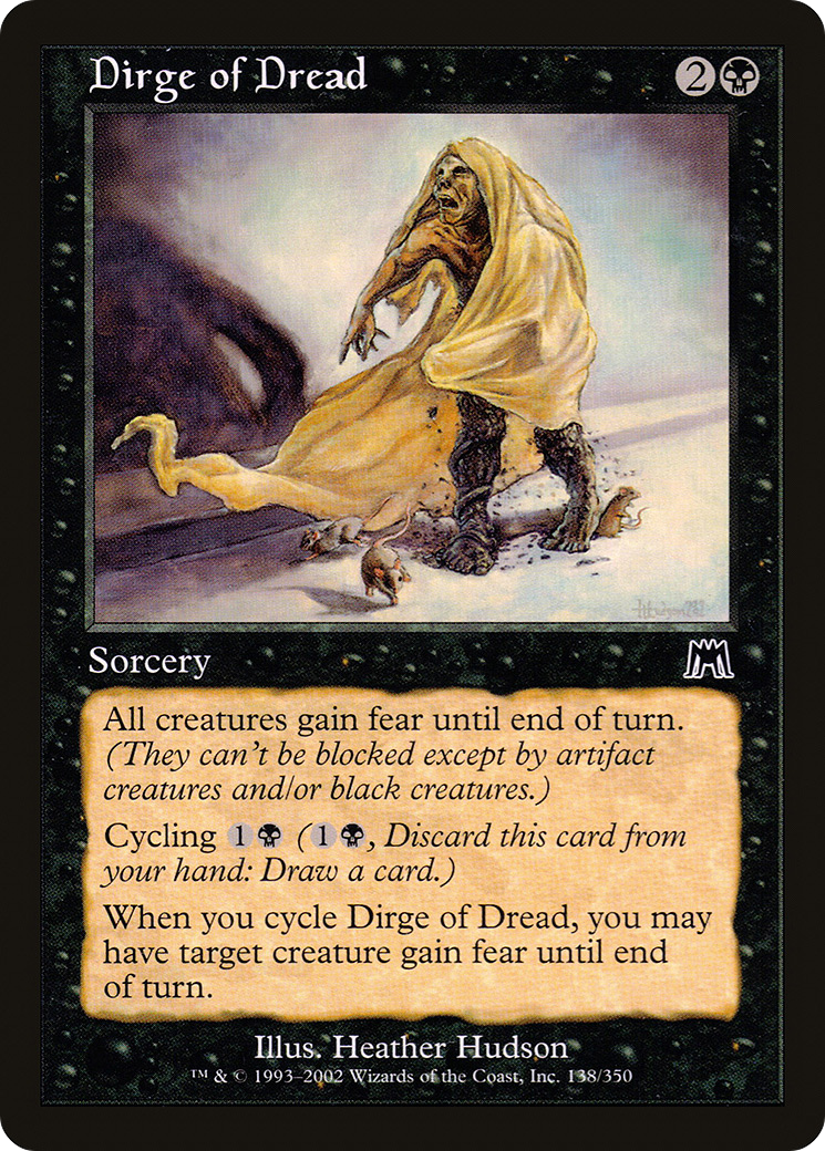 Chant funèbre de l'effroi (ONS-138) - Onslaught Foil