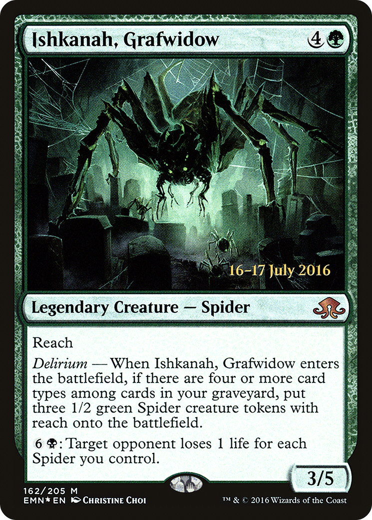 Ishkanah, Grafwidow (PEMN-162S) - Cartes promotionnelles Eldritch Moon