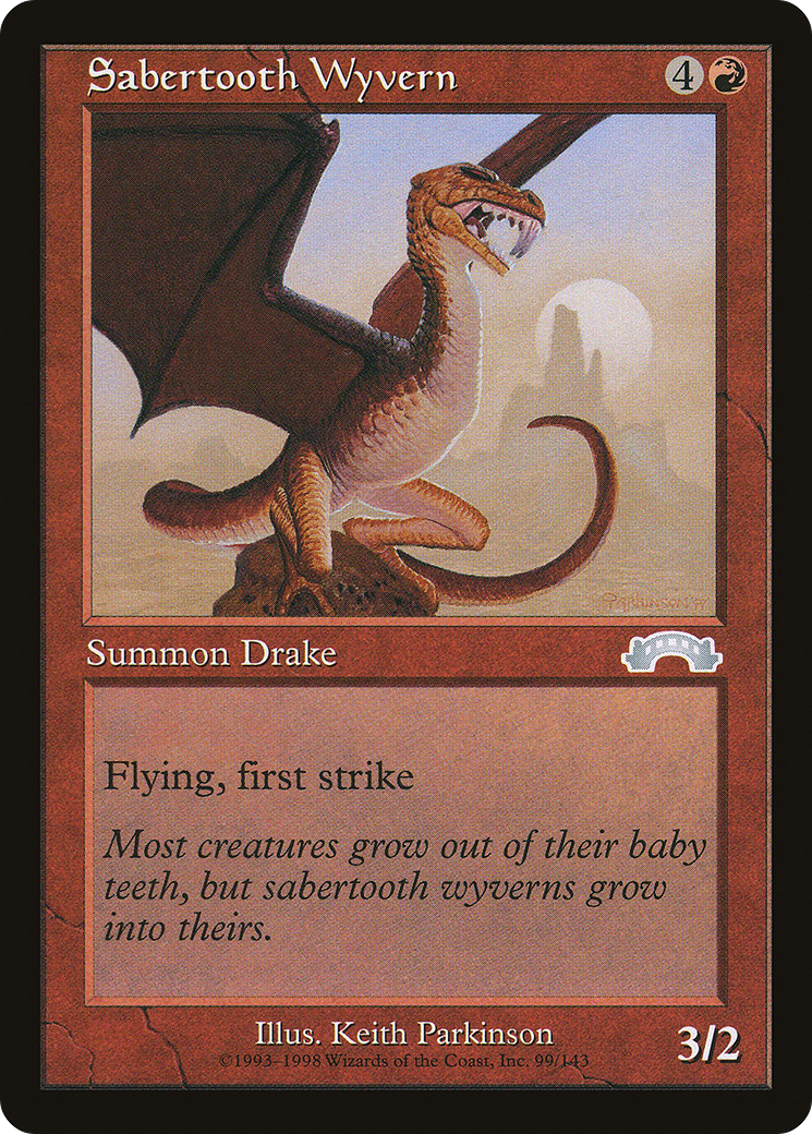 Sabertooth Wyvern (EXO-099) - Exodus