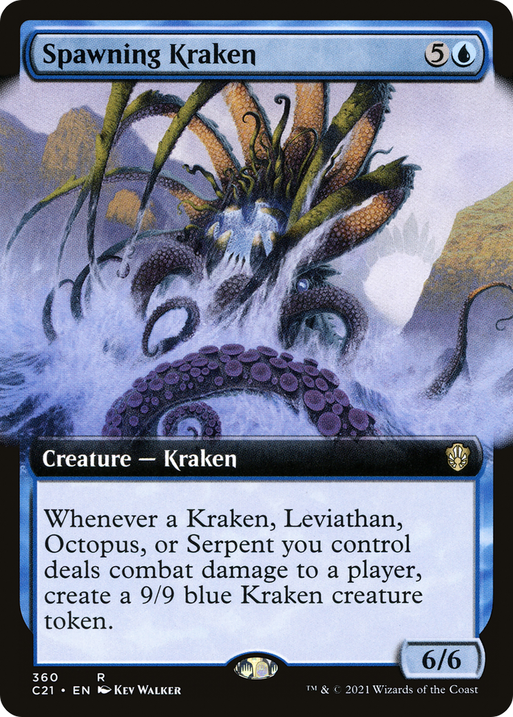 Kraken en gestation (C21-360) - Commander 2021 : (Extended Art) 