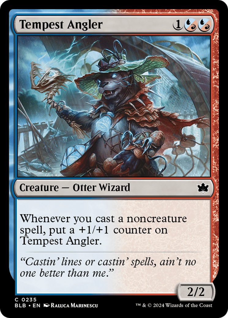 Tempest Angler (BLB-235) - Bloomburrow 