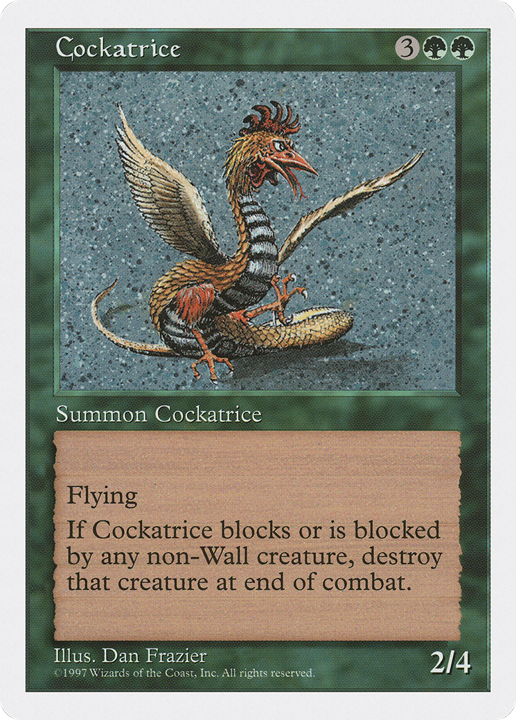 Cockatrice (5ED-) - Fifth Edition