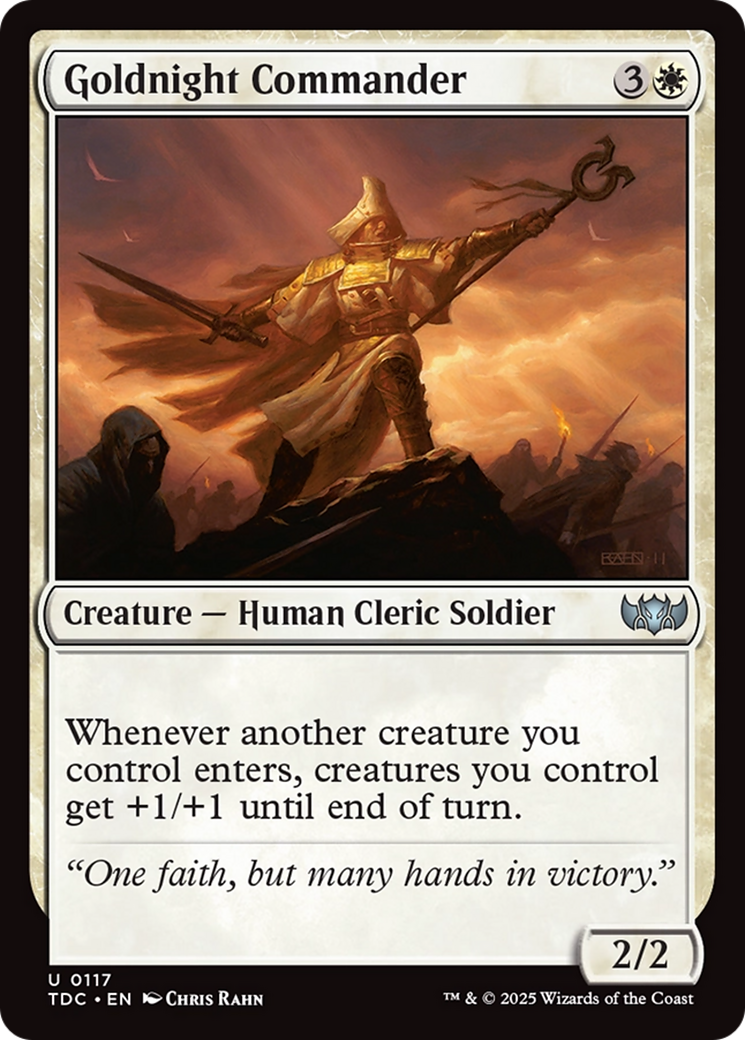 Commandant Goldnight (TDC-117) - Commandant : Tarkir : Tempête de dragons 