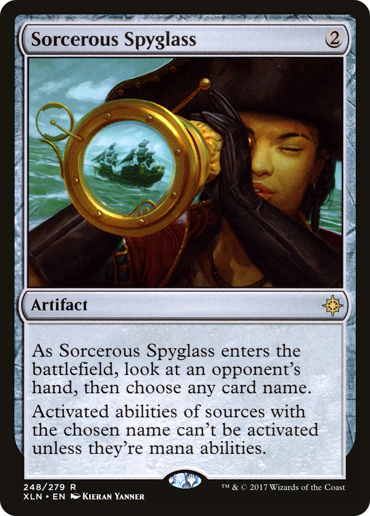 Sorcerous Spyglass (XLN-248) - Ixalan Foil
