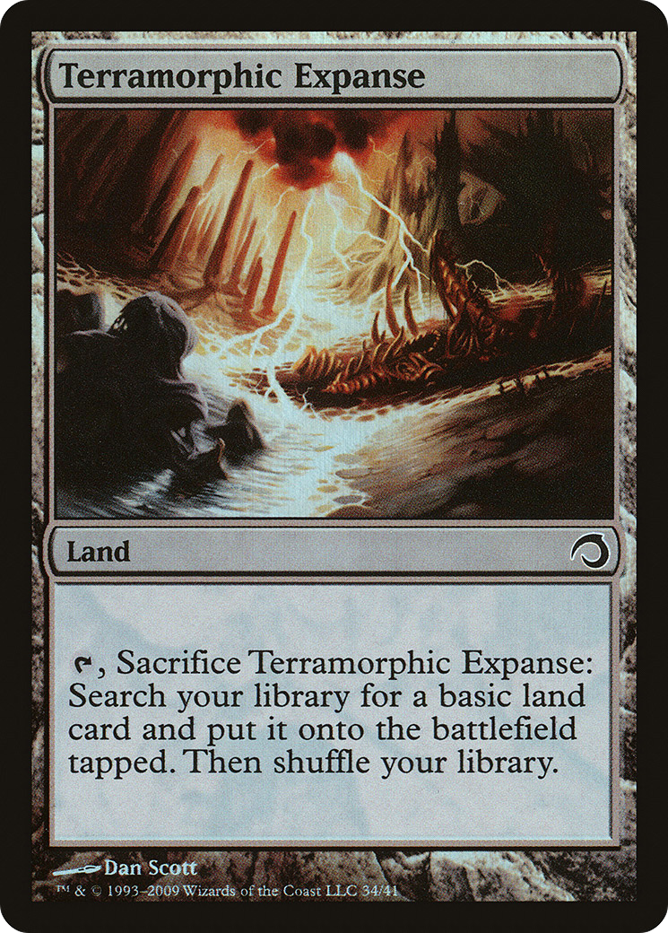Terramorphic Expanse (H09-034) - Série de decks premium : Feuilles d'argent 