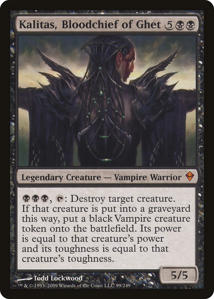 Kalitas, Bloodchief of Ghet (ZEN-099) - Zendikar Foil