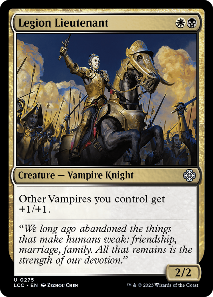 Lieutenant de la Légion (LCC-275) - Commandant des Cavernes perdues d'Ixalan 