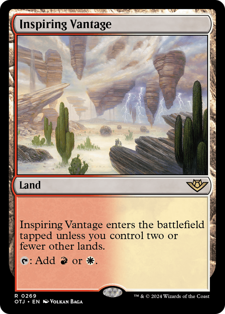 Inspiring Vantage (OTJ-269) - Outlaws of Thunder Junction Foil 