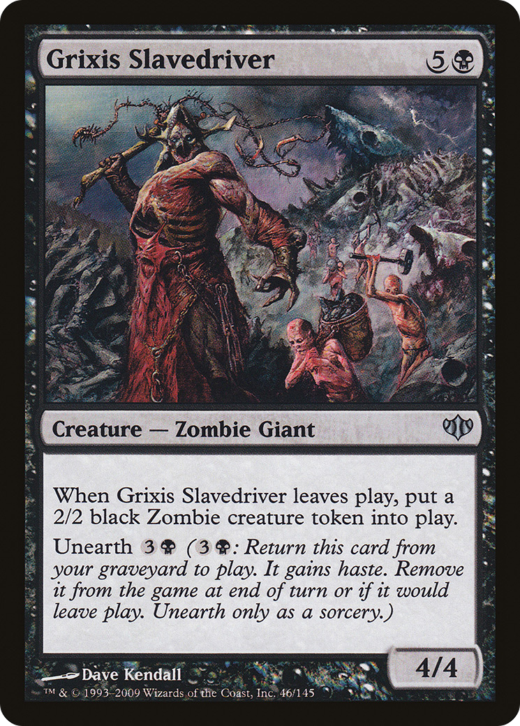 Grixis Slavedriver (CON-046) - Conflux Foil 