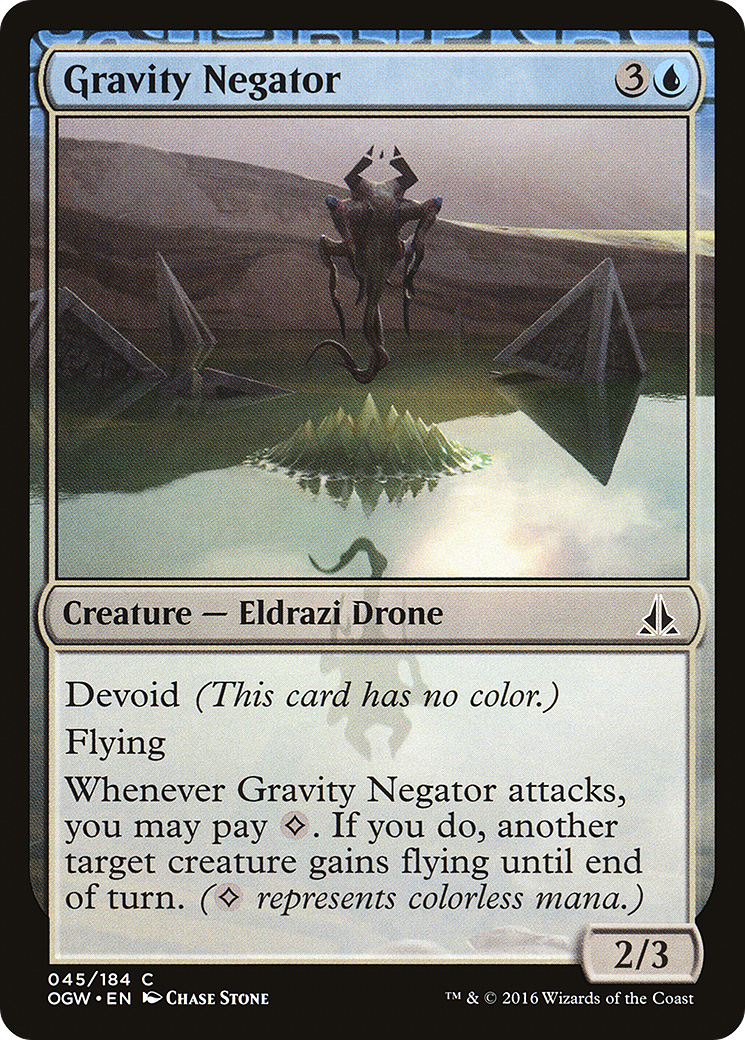 Gravity Negator (OGW-045) - Oath of the Gatewatch: (devoid)