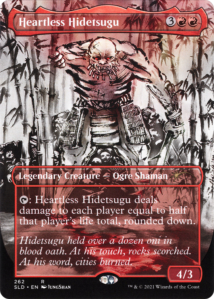 Heartless Hidetsugu (SLD-262) - Secret Lair Drop (Borderless) Foil