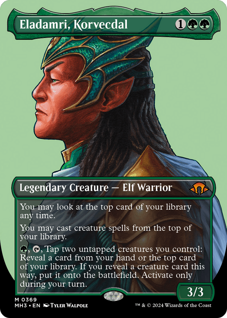 Eladamri, Korvecdal (Borderless) (MH3-369) - Modern Horizons 3 (Borderless)