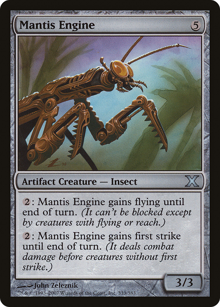 Moteur Mantis (10E-333) - Dixième édition 