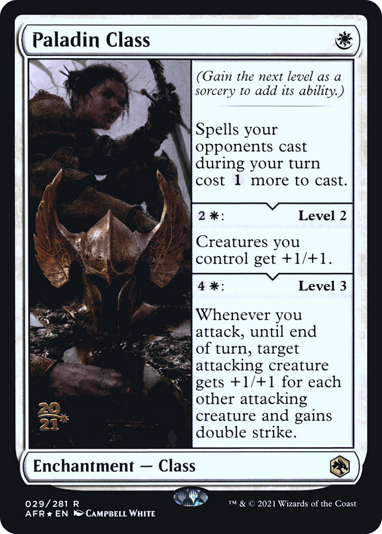 Paladin Class (PRE-29S) - Adventures in the Forgotten Realms Promos Foil