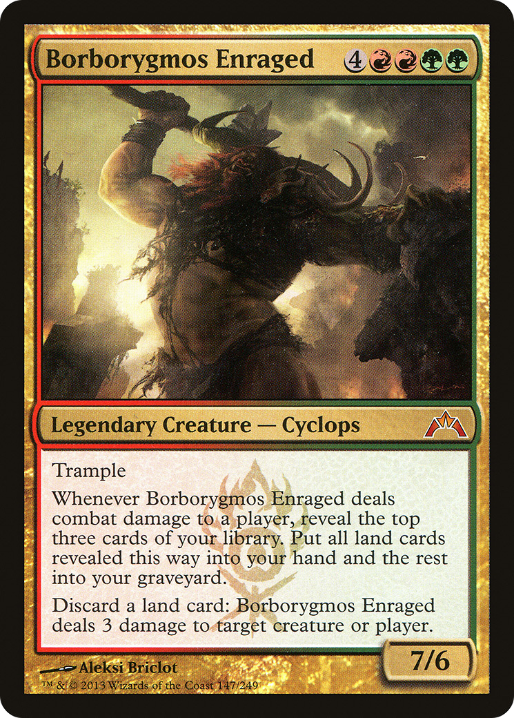 Borborygmos Enragé (GTC-147) - Gatecrash Foil 