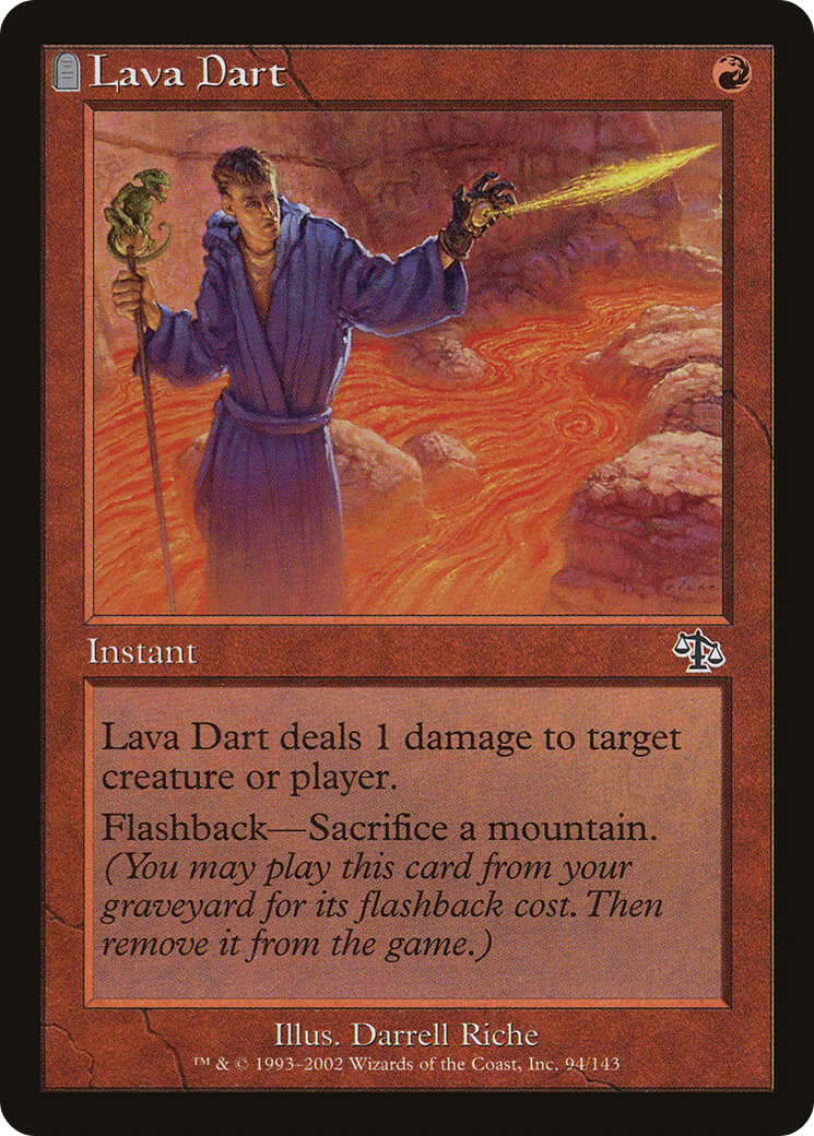 Fléchette de lave (JUD-094) - Jugement : (pierre tombale) 
