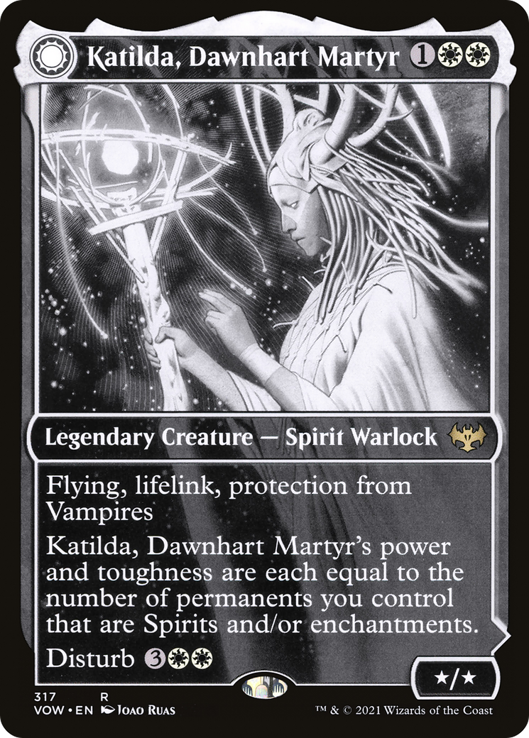 Katilda, Dawnhart Martyr (Showcase) (VOW-317) - Innistrad: Crimson Vow: (Showcase, Double Faced Transform)