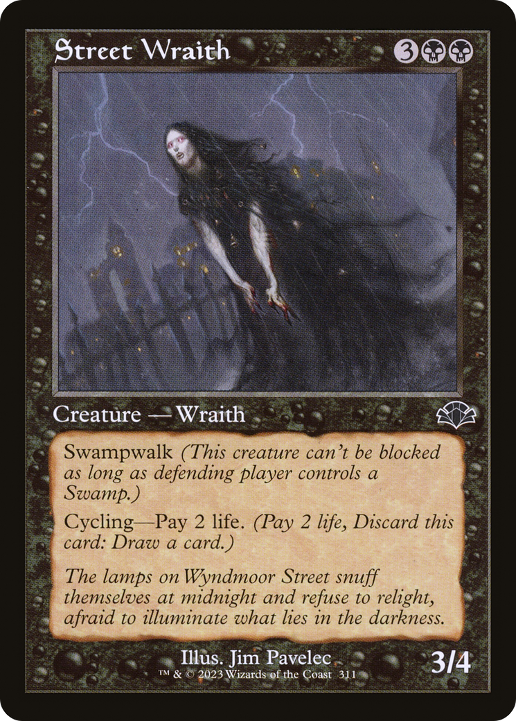 Street Wraith (Retro Frame) (DMR-311) - Dominaria Remastered Foil