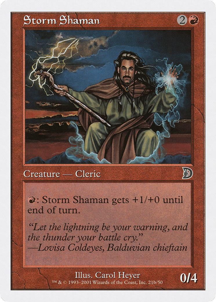 Chaman de la tempête (DKM-21B) - Deckmasters