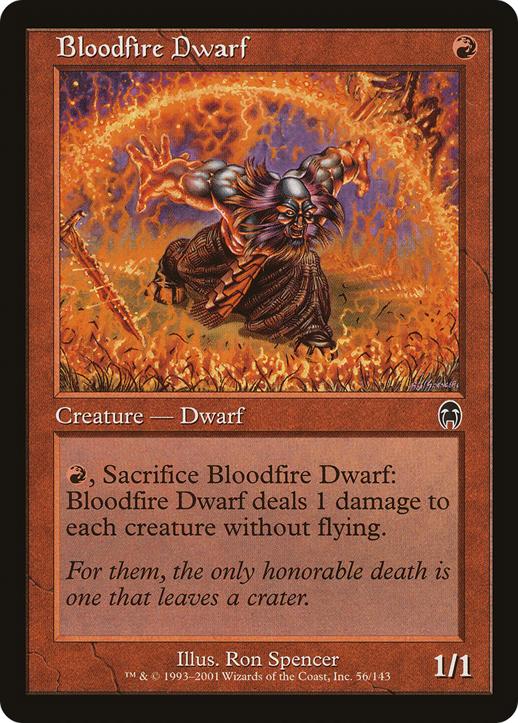 Nain de Feu Sanglant (APC-056) - Apocalypse Foil 