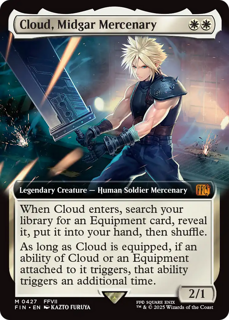 Cloud, Midgar Mercenary (Extended Art) (FIN-427) - FINAL FANTASY: (Extended Art)