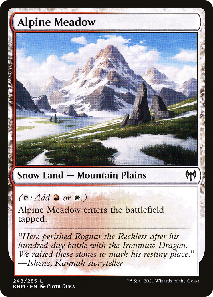 Prairie alpine (KHM-248) - Kaldheim : (neige) Feuille 
