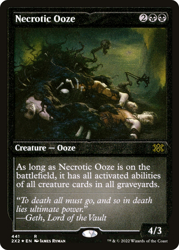 Nécrotique Ooze (2X2-441) - Double Masters 2022