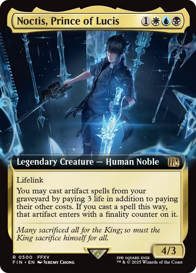 Noctis, Prince of Lucis (Extended Art) (FIN-500) - FINAL FANTASY: (Extended Art)