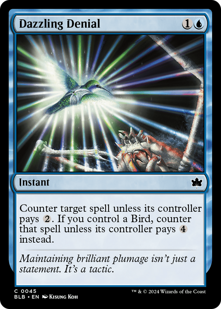 Déni éblouissant (BLB-045) - Bloomburrow Foil 
