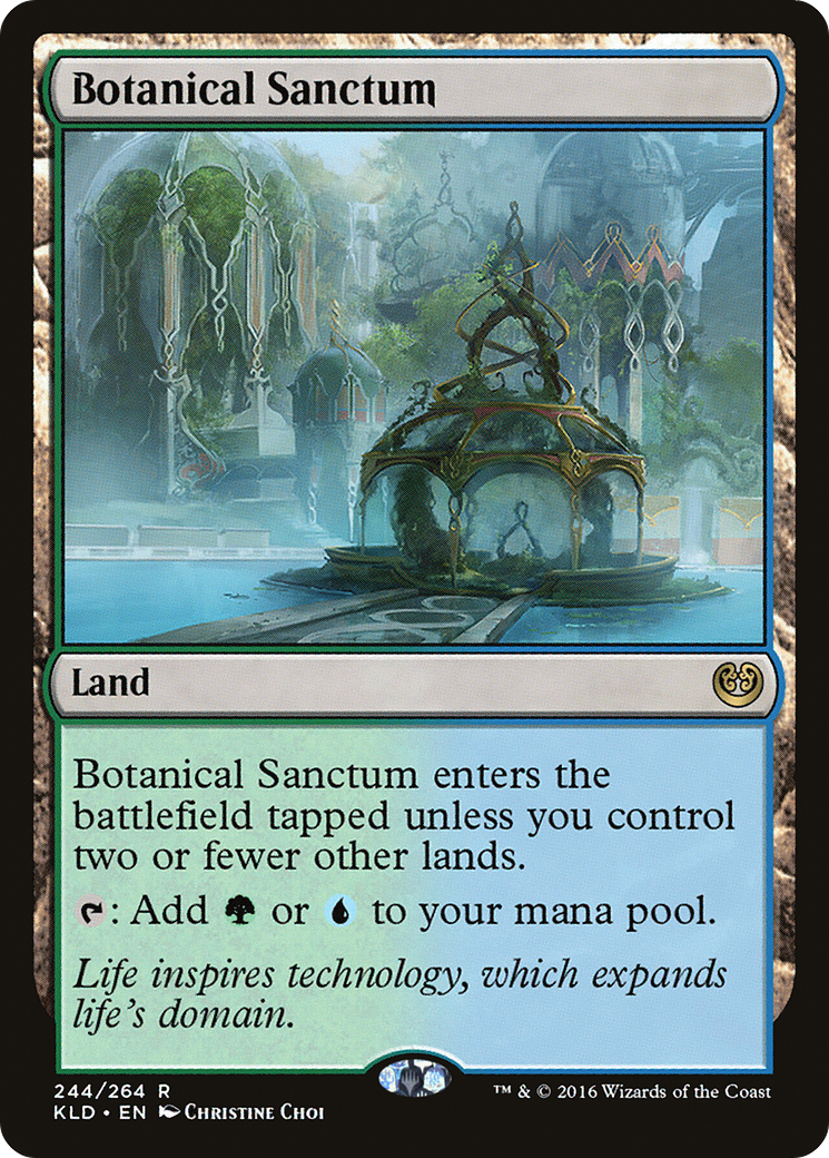 Sanctuaire botanique (KLD-244) - Feuille de Kaladesh 