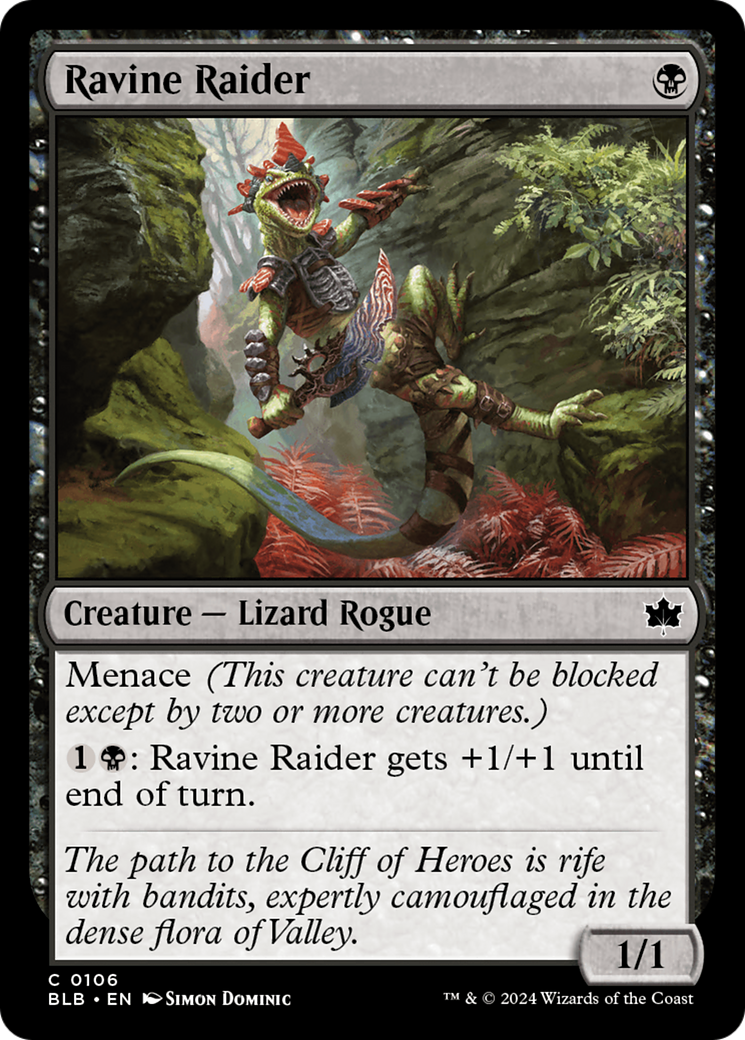 Ravine Raider (BLB-106) - Bloomburrow 