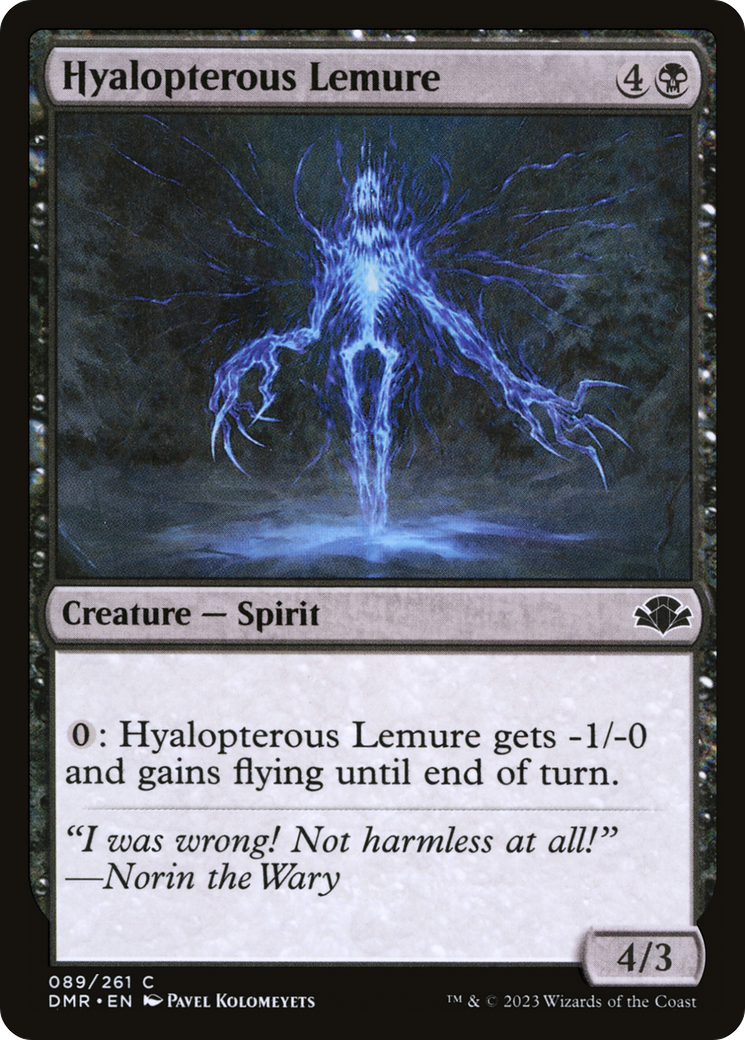 Hyalopterous Lemure (DMR-089) - Dominaria Remastered Foil