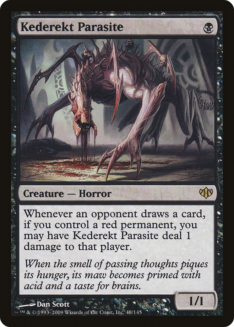 Parasite Kederekt (CON-048) - Feuille de Conflux