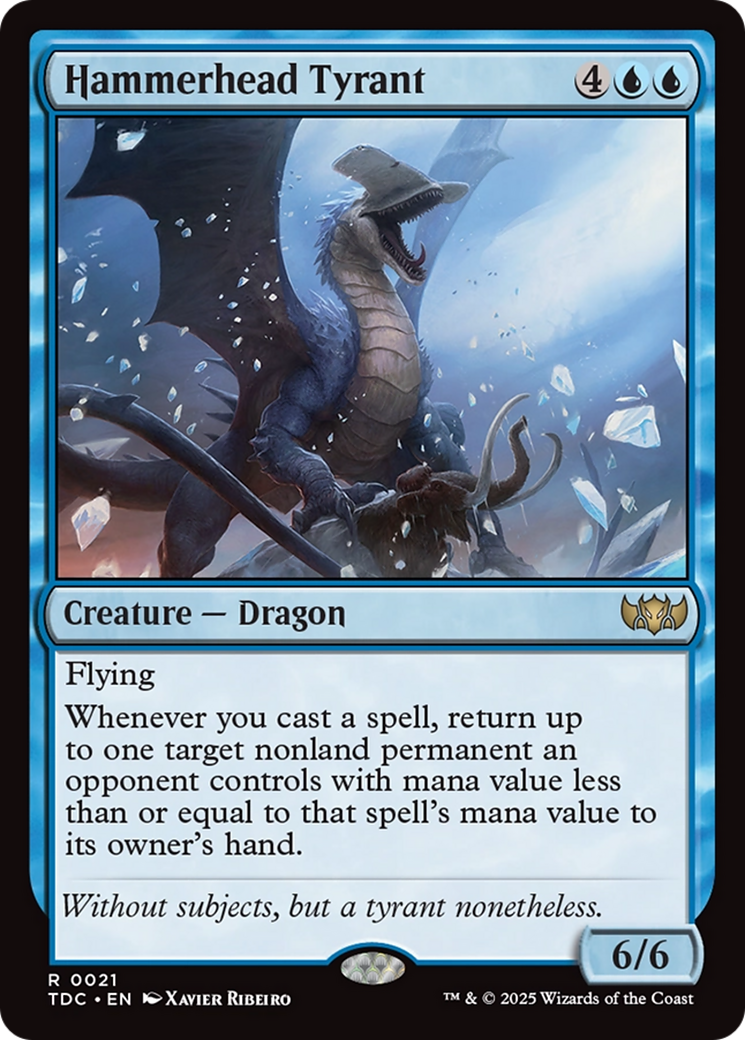Tyran à tête de marteau (TDC-021) - Commandant : Tarkir : Tempête de dragons 