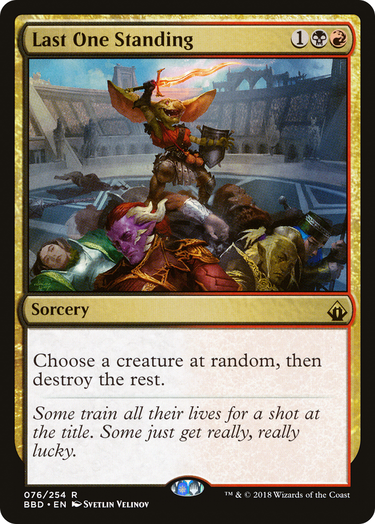Le Dernier Debout (BBD-076) - Battlebond Foil 