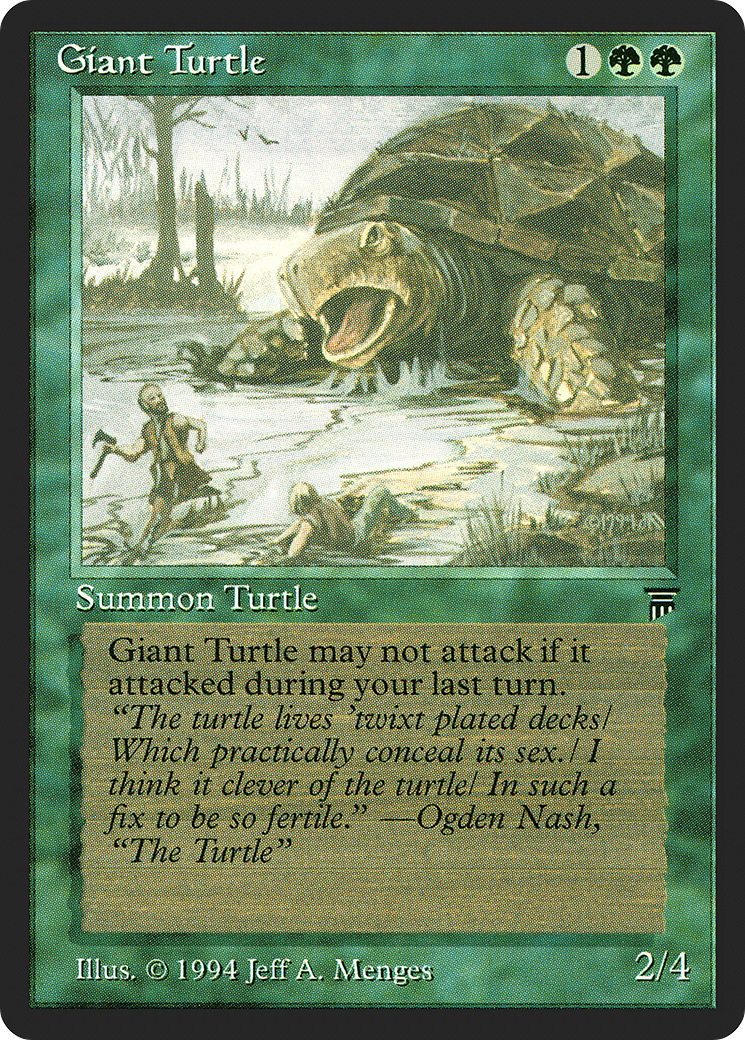 Tortue géante (LEG-188) - Légendes 