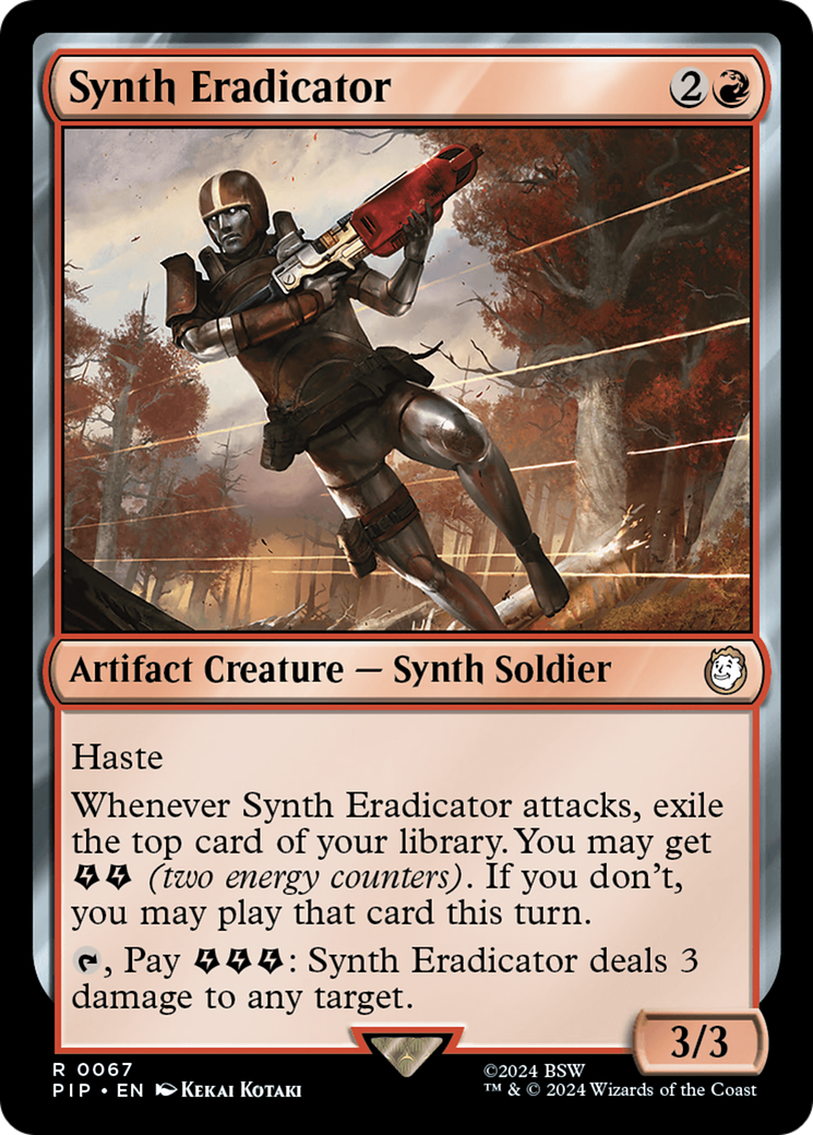 Synth Eradicator (PIP-067) - Fallout Foil 