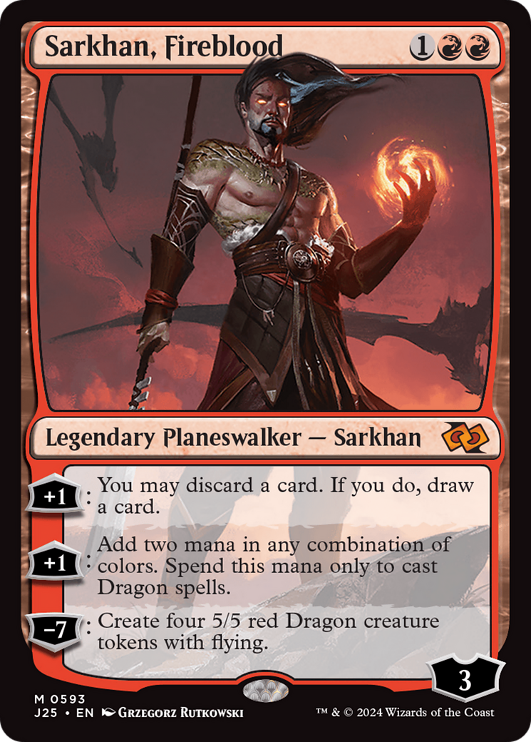 Sarkhan, Fireblood (J25-593) - Foundations Jumpstart