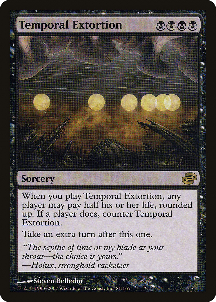 Extorsion temporelle (PLC-081) - Chaos planaire 