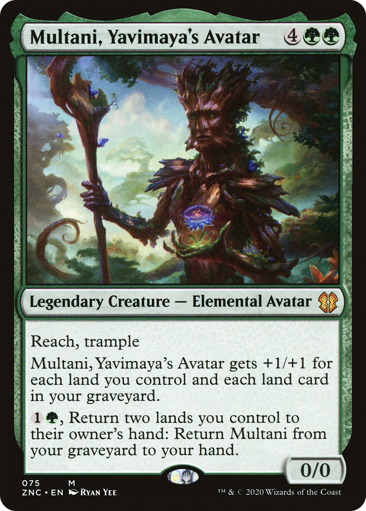 Multani, Yavimaya's Avatar (ZNC-075) - Zendikar Rising Commander